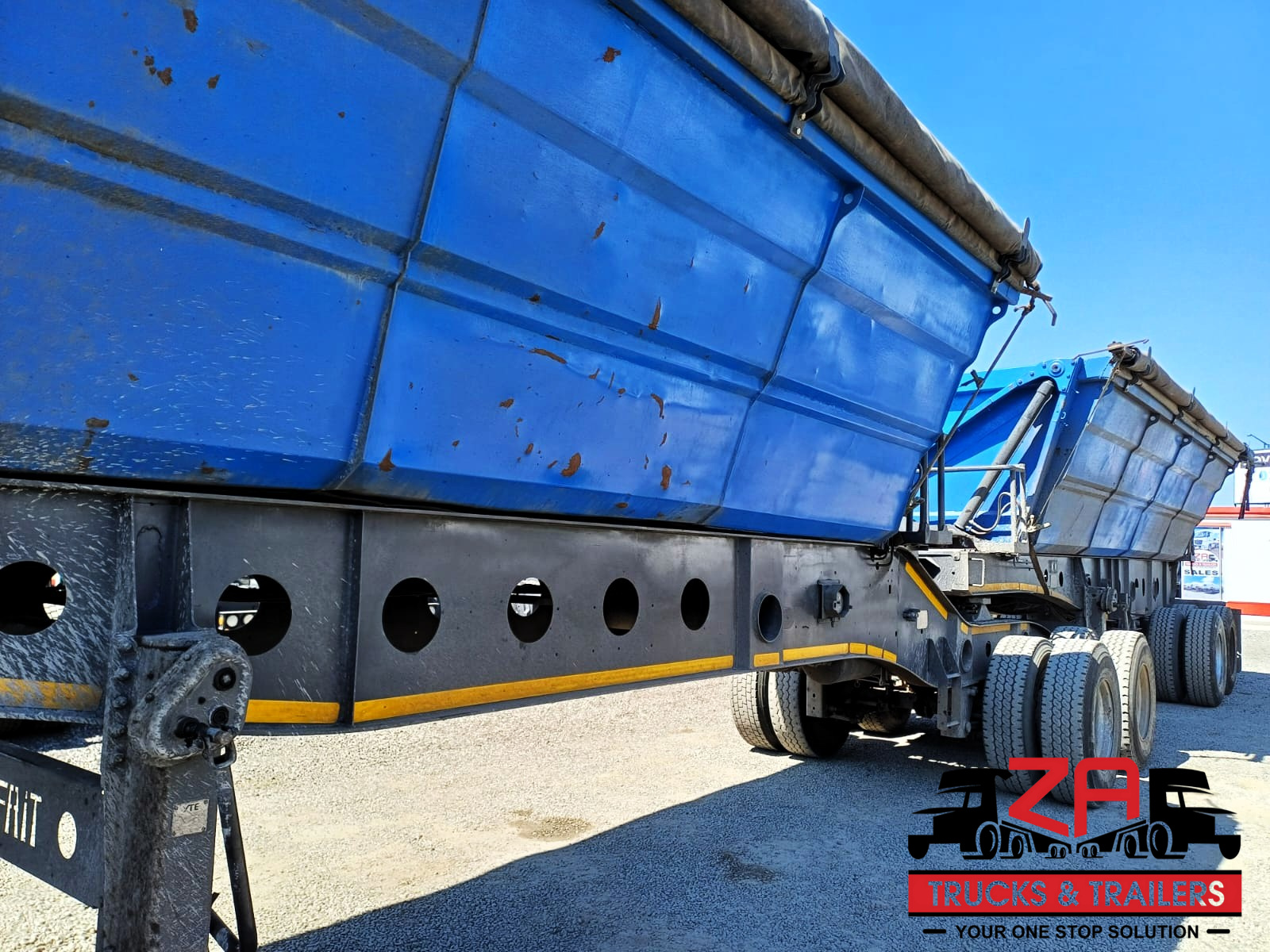 2013 AFRIT 45 CUBE SIDE TIPPER TRAILER #53223